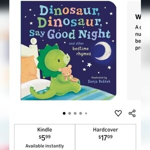Dinosaur, Dinosaur, Say Good Night Book